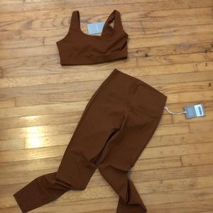 Rust color set top and bottom with tags sell as a set